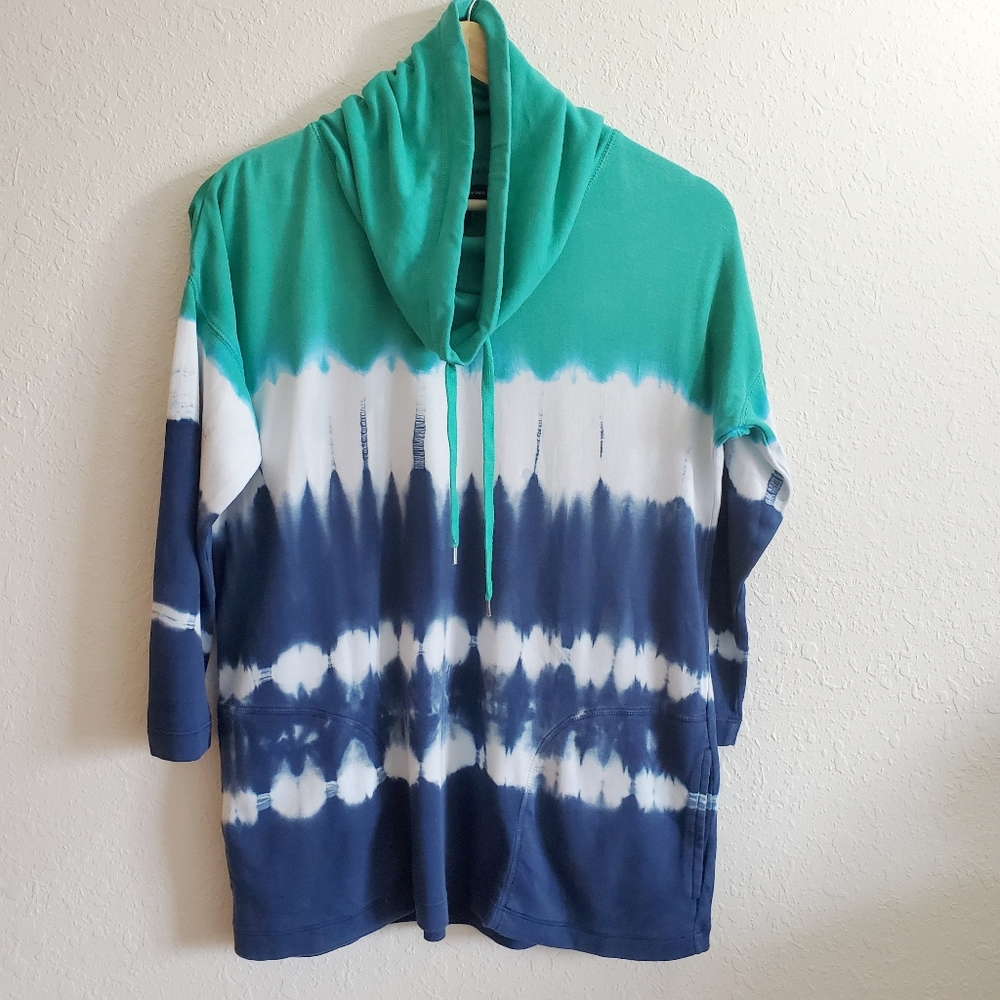 American Living Tie Dye 3/4 Sleeve Size Medium